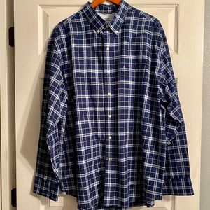 🎉HP🎉 🆑BOGO▪️IZOD▪️BLUE PLAID XXL